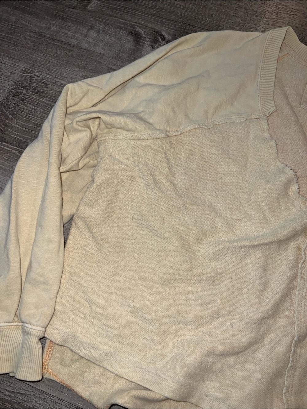 Pilcro by Anthropology V-Neck Cream Women's Sweater - Picture 4 of 7